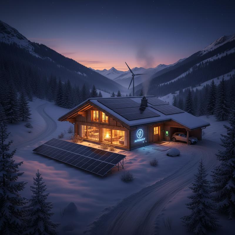 Solaranlage auf Schweizer Hausdach